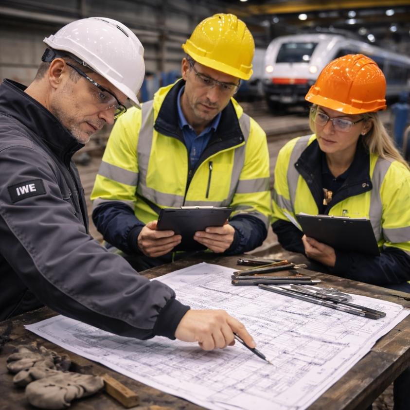 Rautatiealan hitsausmestari asiantuntijana